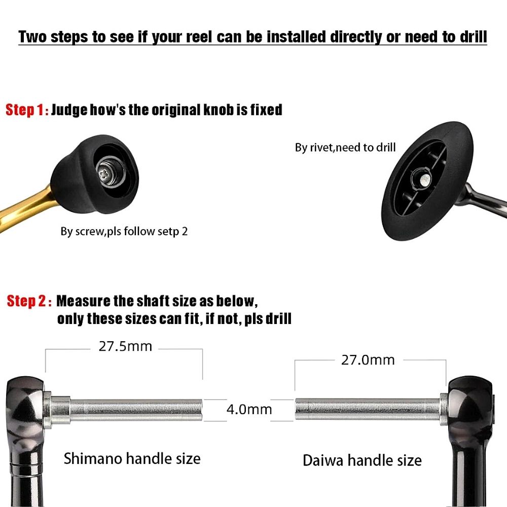 GOMEXUS Fishing Reel Custom Part Titanium Power Knob GALAXY TA38 - Image 9