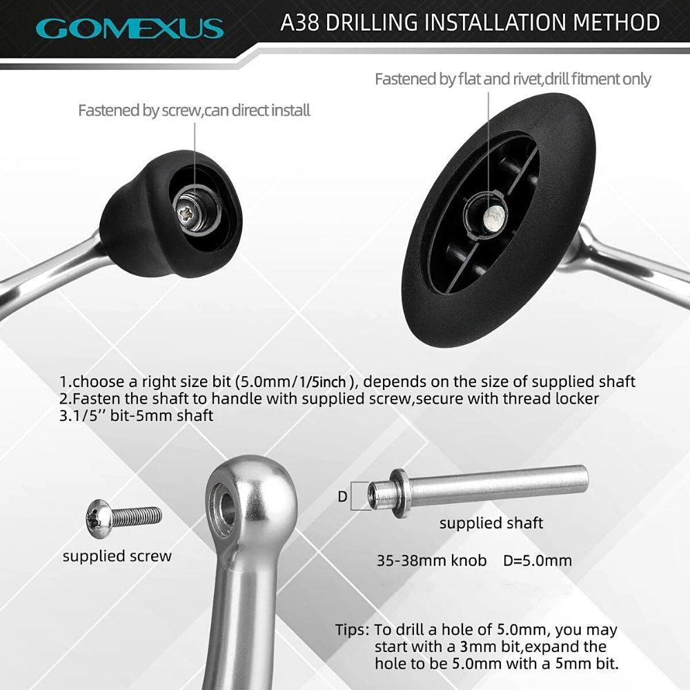 GOMEXUS Fishing Reel Lightweight Handle Power Knob CORK C27 - Image 4