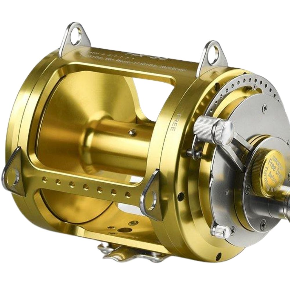 GOMEXUS Offshore Fishing Conventional 2-Speed Reel 80W-HX80-GD - Image 2