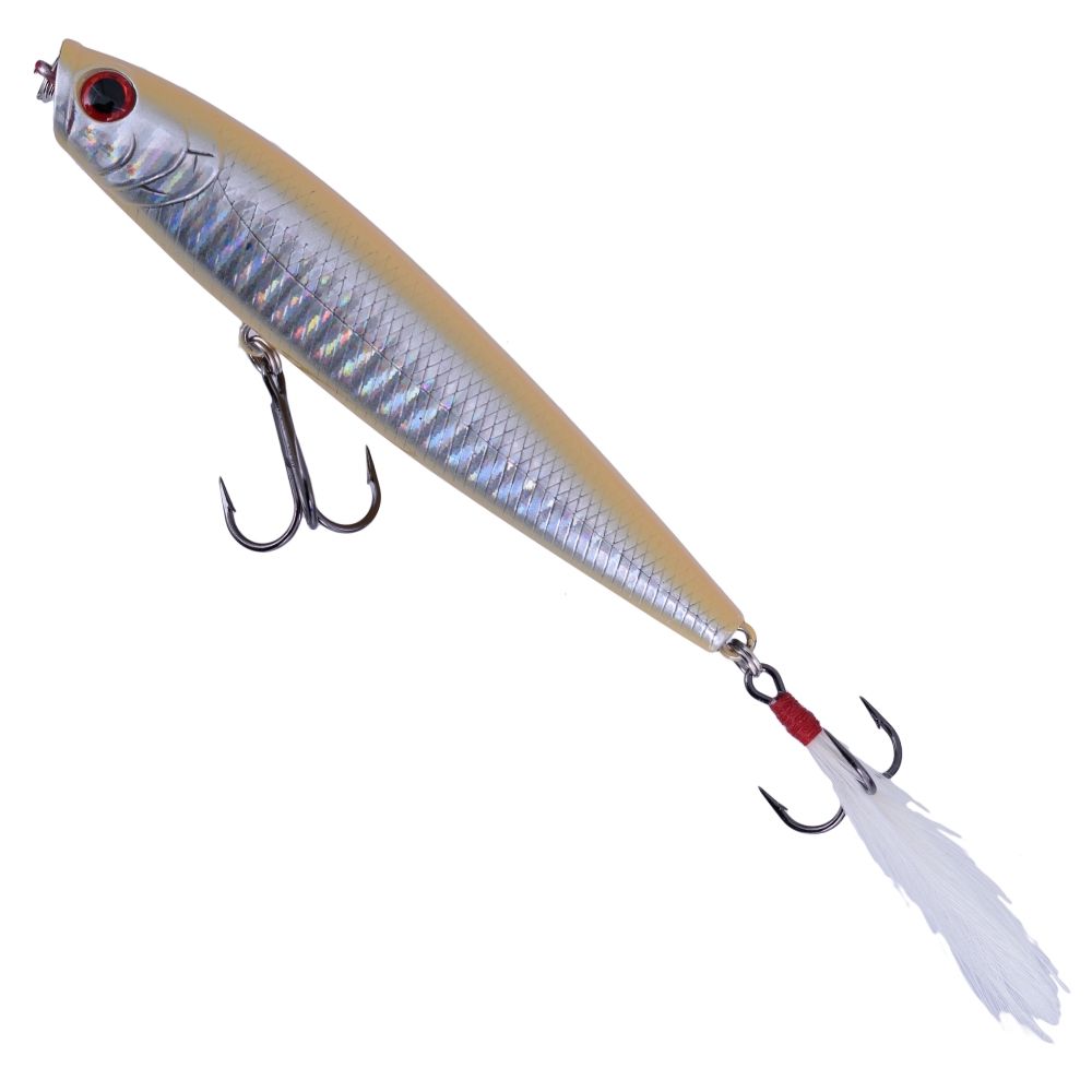 LUCKY CRAFT Topwater Fishing Floating Lure GUNFISH 95F – Bone Shad - Image 2