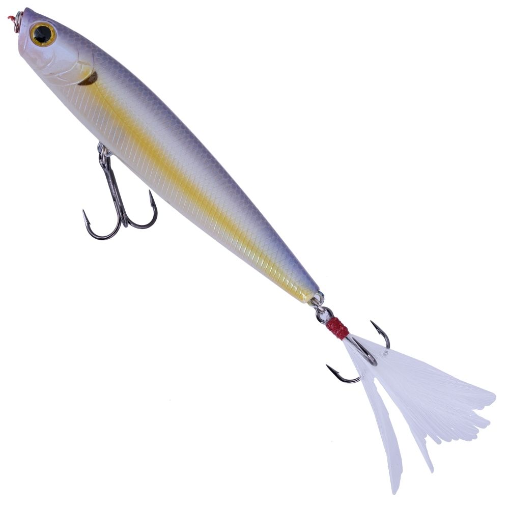 LUCKY CRAFT Topwater Fishing Floating Lure GUNFISH 95F – Chartreuse Shad - Image 2