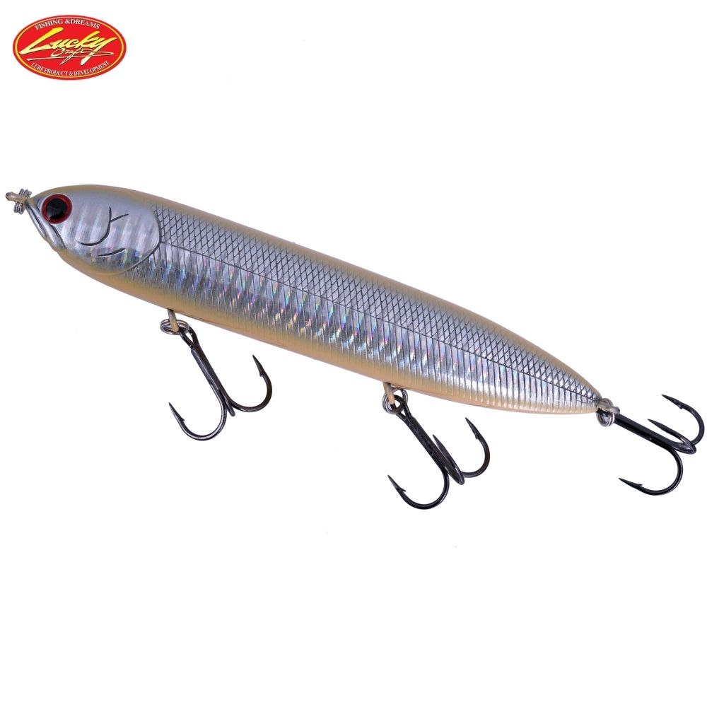 LUCKY CRAFT Topwater Floating Walk The Dog Lure SUPER SAMMY 126 Bone Shad
