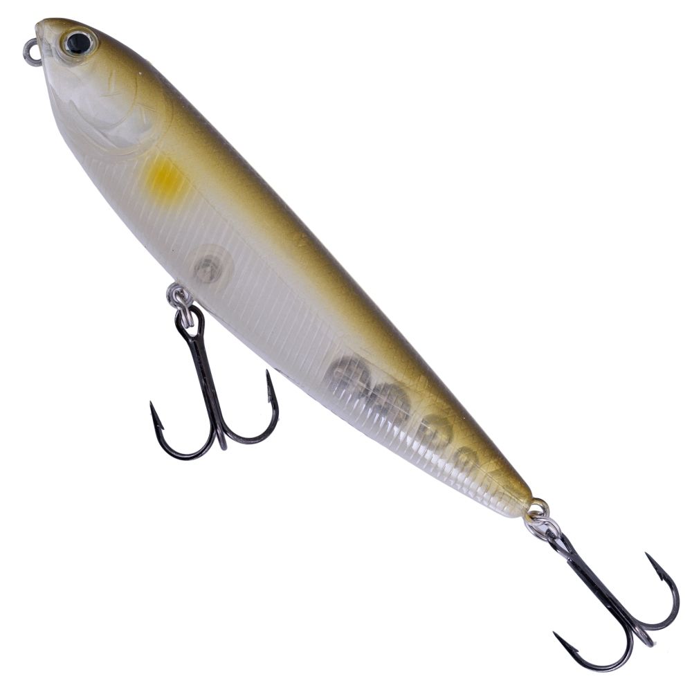 LUCKY CRAFT Topwater Floating Walk The Dog Lure SAMMY 100F Ghost Ayu - Image 2