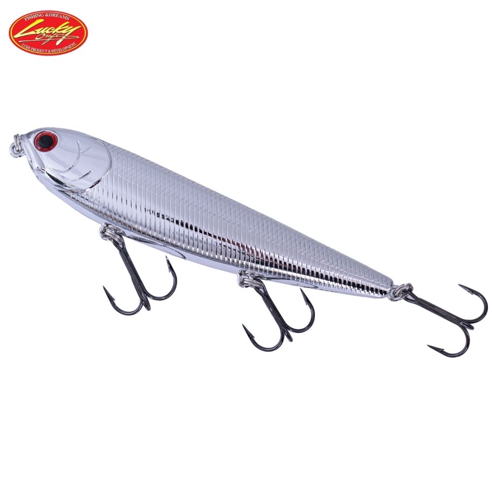 LUCKY CRAFT Topwater Floating Walk The Dog Lure SAMMY 105 Chrome