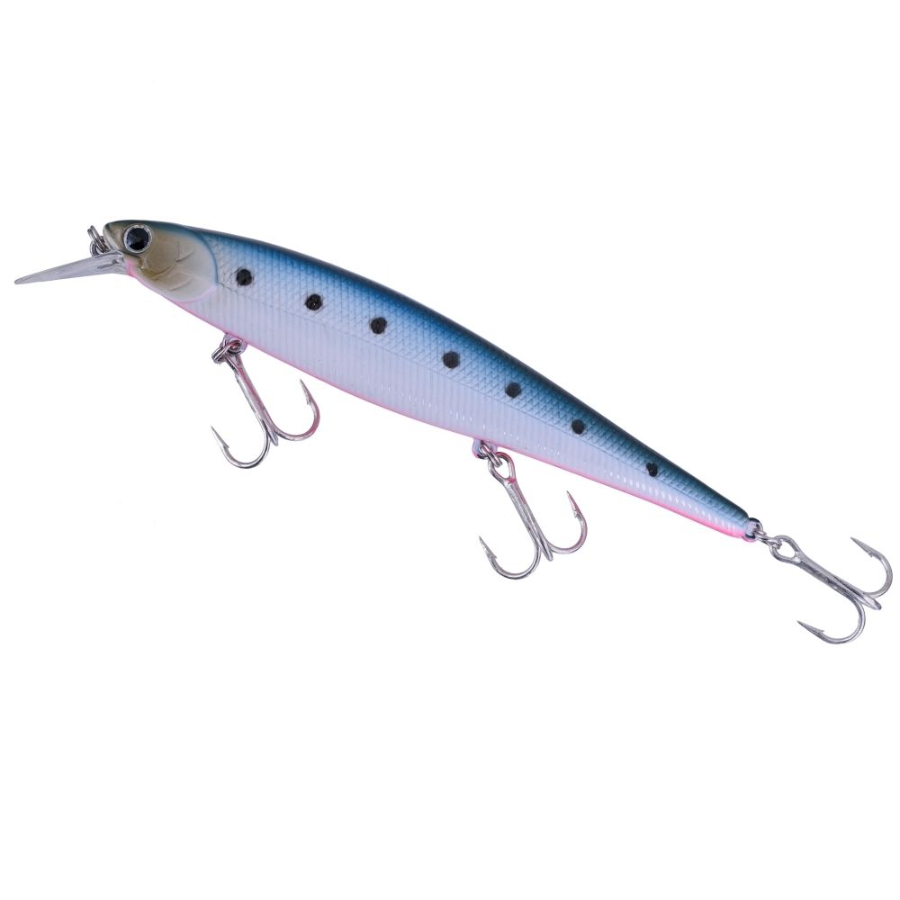 LUCKY CRAFT Saltwater Jerkbait Lure SW SLENDER POINTER 127MR-S Super Glow Cherry Dine - Image 2