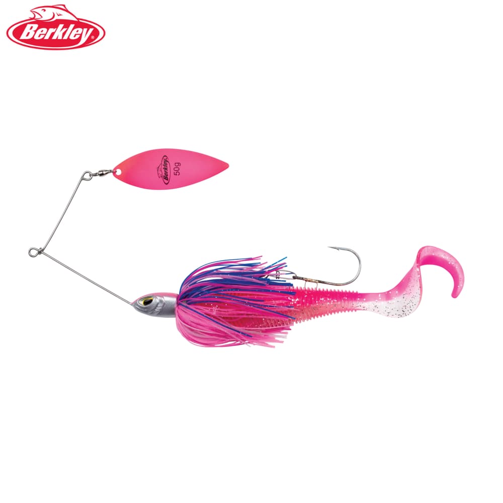 BERKLEY Bass & Pike Fishing ZILLA Spinnerbait Lure 25g/18cm Pinky