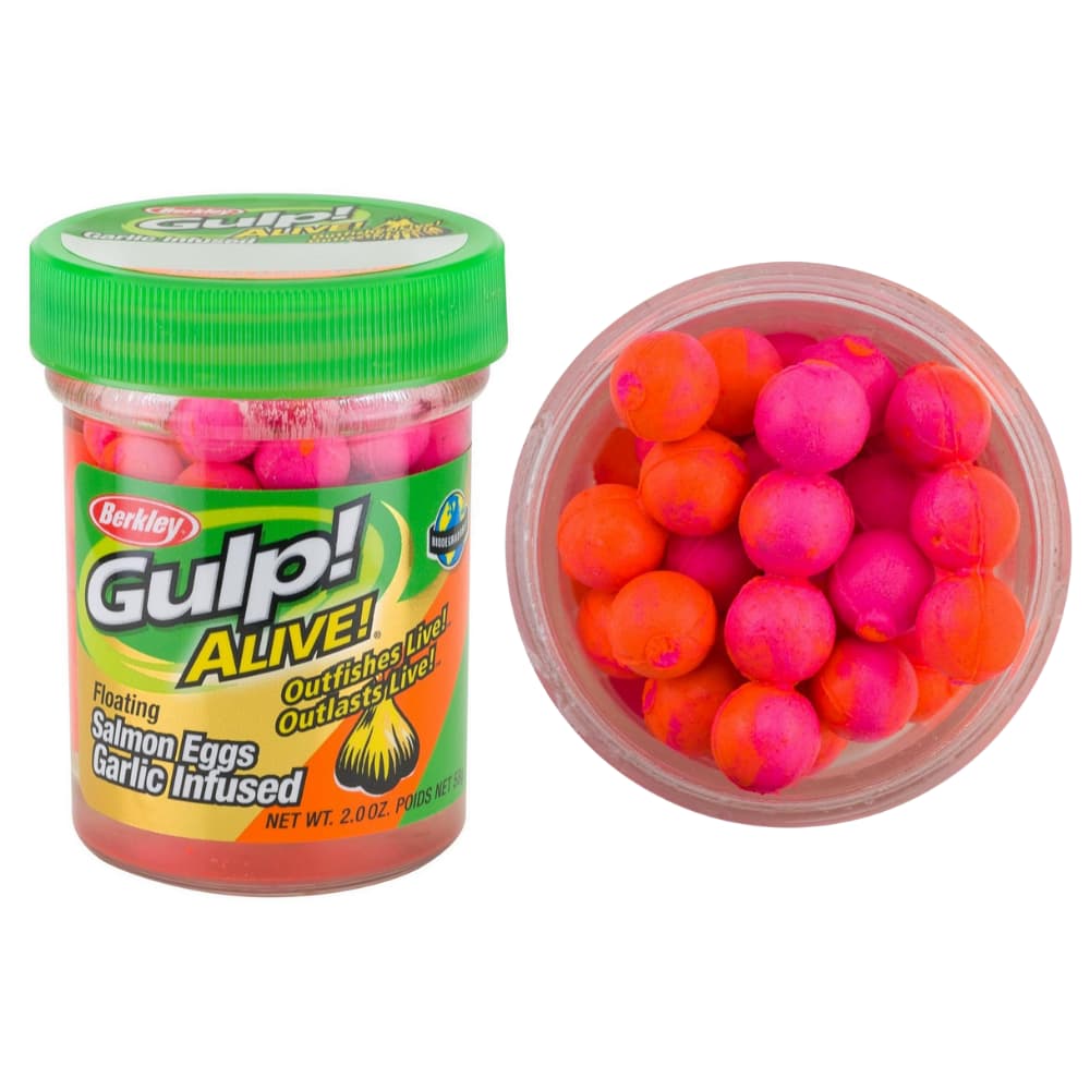 BERKLEY Gulp Alive Garlic Infused Floating SALMON EGGS Sherbet Blast
