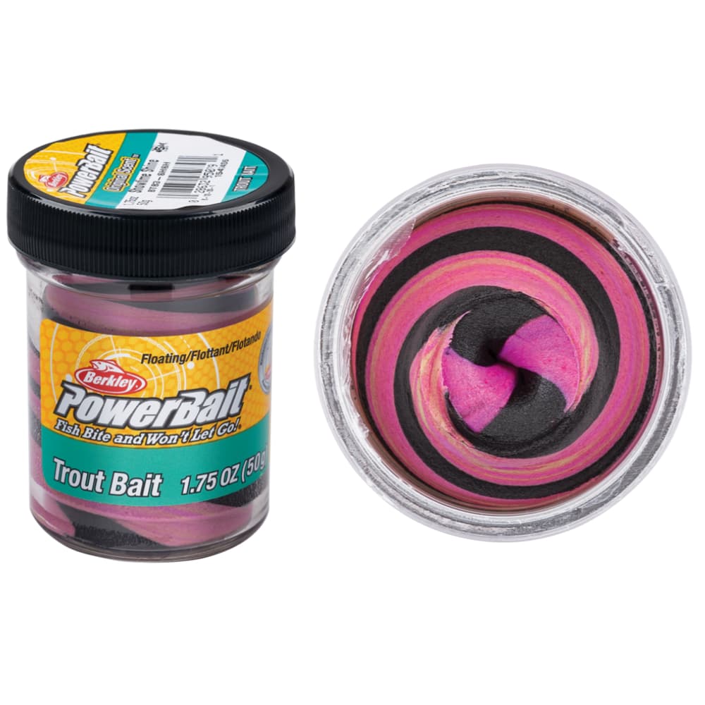 BERKLEY PowerBait Trout Bait Triple Swirls DOUGH 1.75oz/50g Showtime Shine
