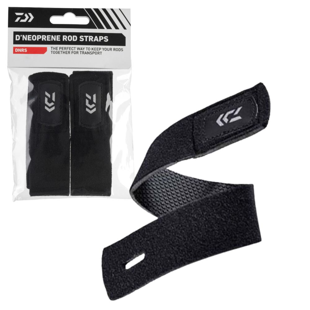 DAIWA Neoprene Fishing Rod Carry Rod Strap SET
