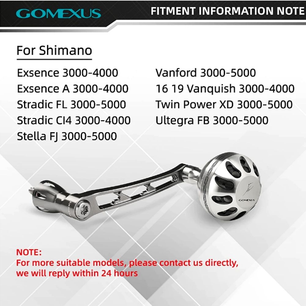 GOMEXUS Jigging Power Handle For SHIMANO Spinning Reels HUNTER LYS70A38 - Image 9