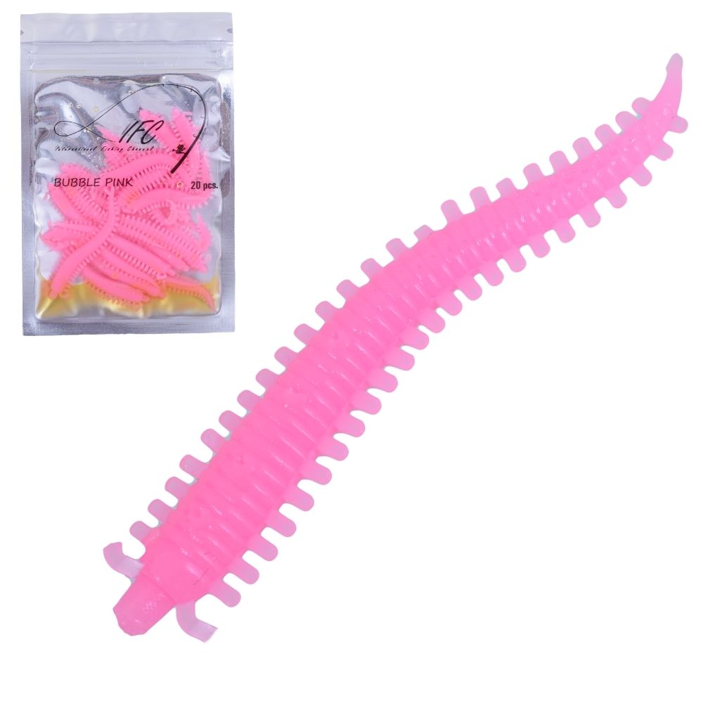 IFC Ultra Light Fishing Scented Soft Bait Lure SANDWORM 53mm/20pcs - Image 5