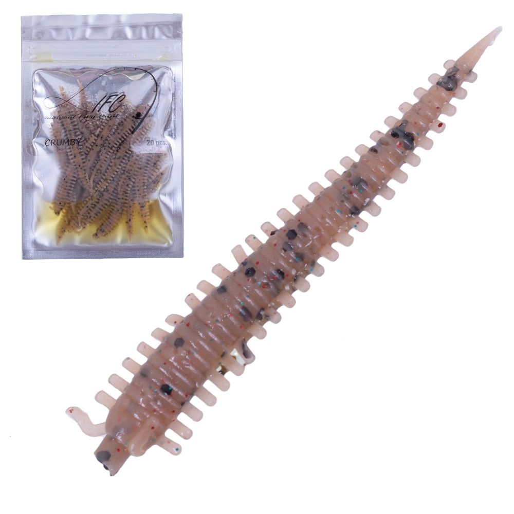 IFC Ultra Light Fishing Scented Soft Bait Lure SANDWORM 53mm/20pcs - Image 8