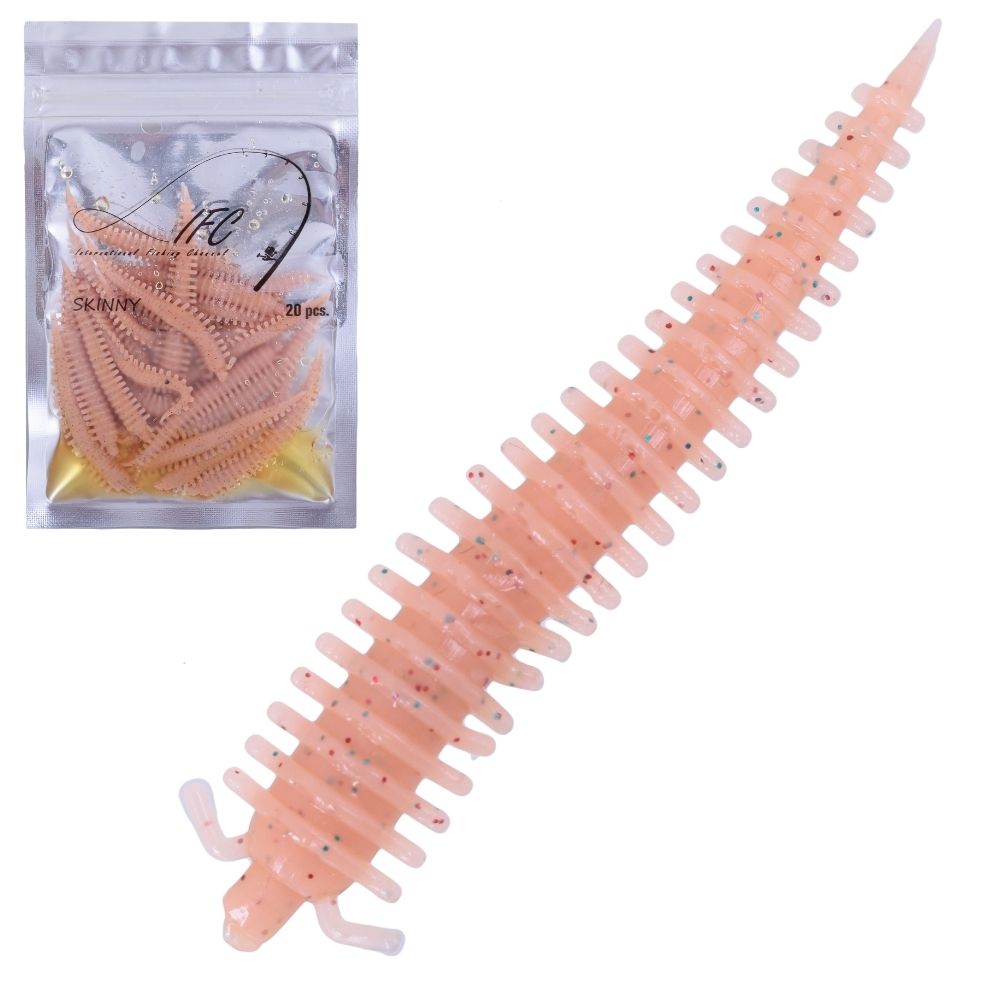 IFC Ultra Light Fishing Scented Soft Bait Lure SANDWORM 53mm/20pcs - Image 11