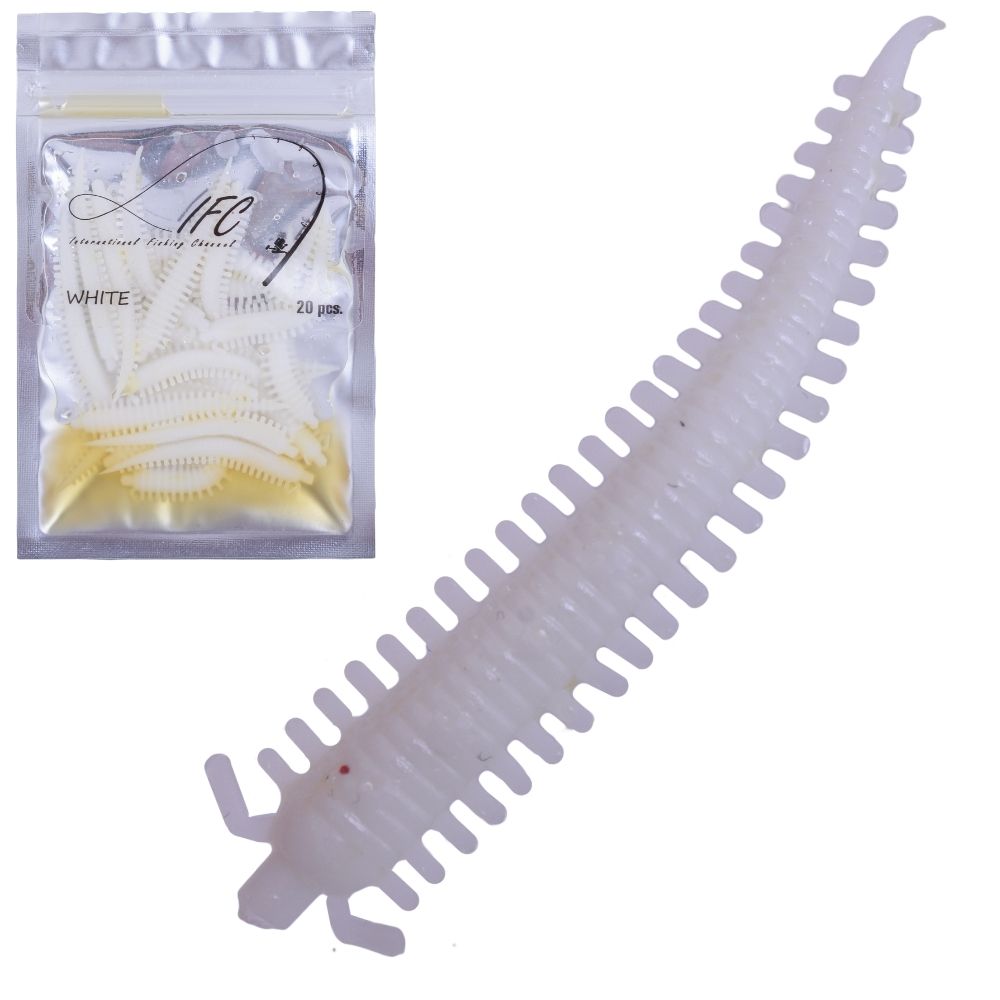IFC Ultra Light Fishing Scented Soft Bait Lure SANDWORM 53mm/20pcs - Image 12