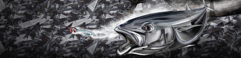 MGI Custom Marine Graphics Boat Wrap Design CARBON KING