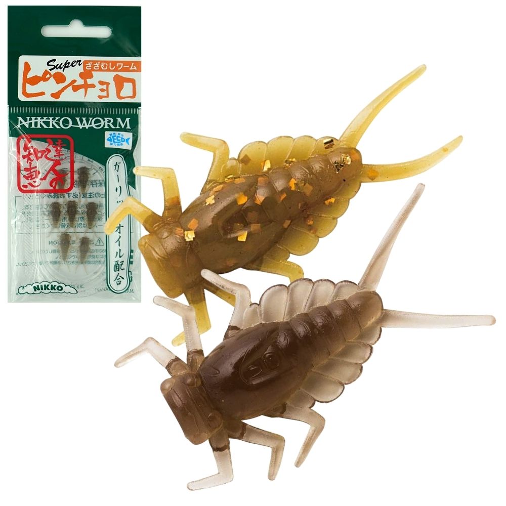 NIKKO KASEI UL Fishing Soft Bait Lure ZAZA Mayfly Nymphs PINCHORO 0.4in/7pcs