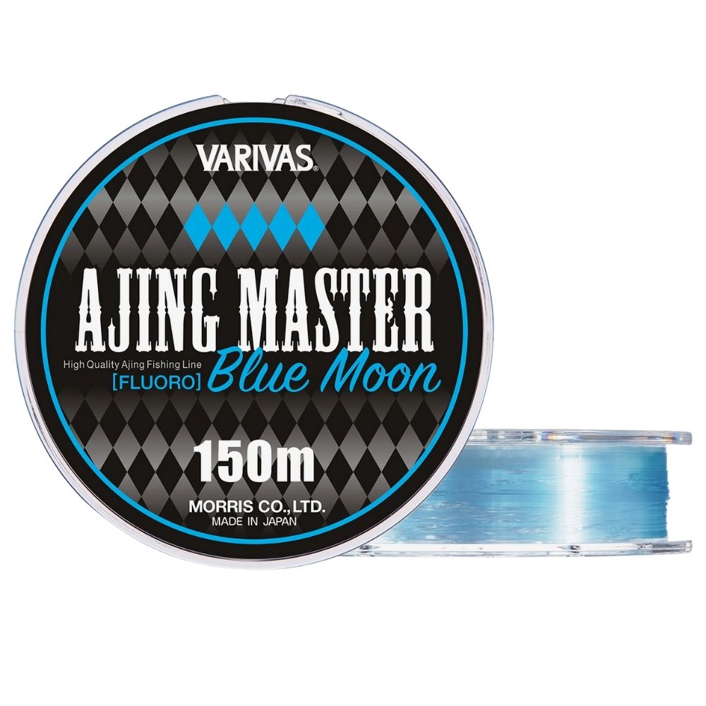 VARIVAS UL Fishing Hi-Abrasion Resistant Fluorocarbon Line AJING MASTER Blue Moon 150m
