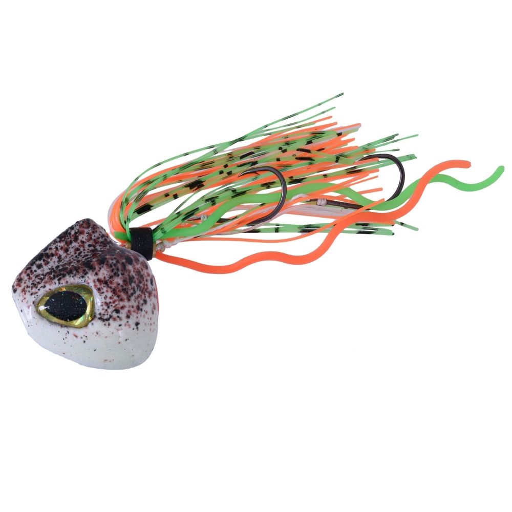 X-PARAGON Rubber Jigging Lure UV-Neon Natura DRACARYS Set 75g - Image 3