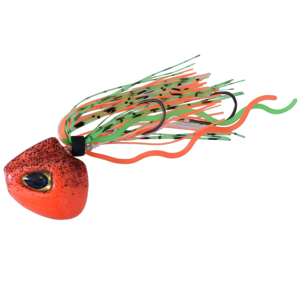 X-PARAGON Rubber Jigging Lure UV-Neon Natura DRACARYS Set 75g - Image 6