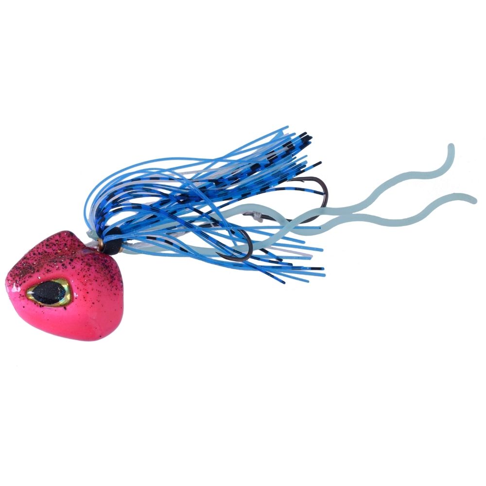 X-PARAGON Rubber Jigging Lure UV-Neon Natura DRACARYS Set 75g - Image 4
