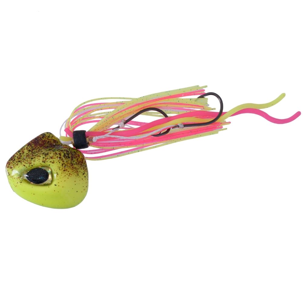 X-PARAGON Rubber Jigging Lure UV-Neon Natura DRACARYS Set 75g - Image 5