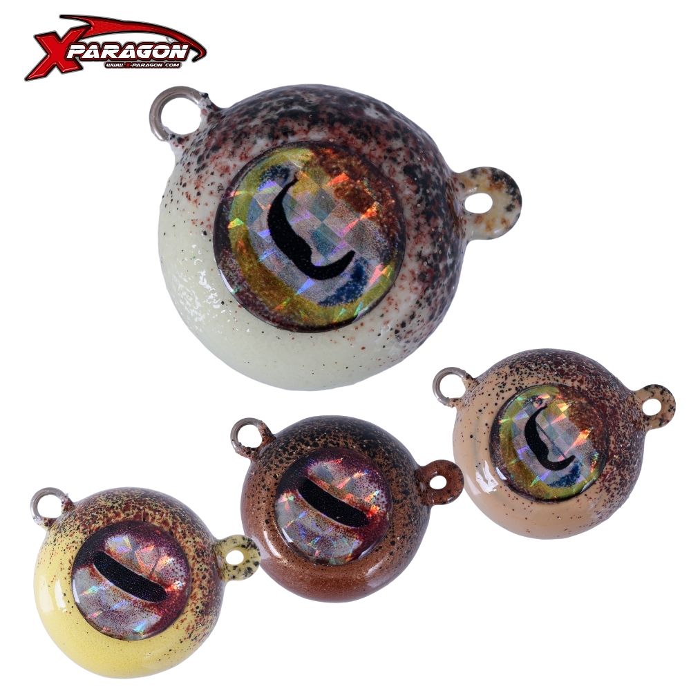 X-PARAGON Saltwater Bottom Bait Trolling Lure BOTTOM EYES SLIM Natura 260g