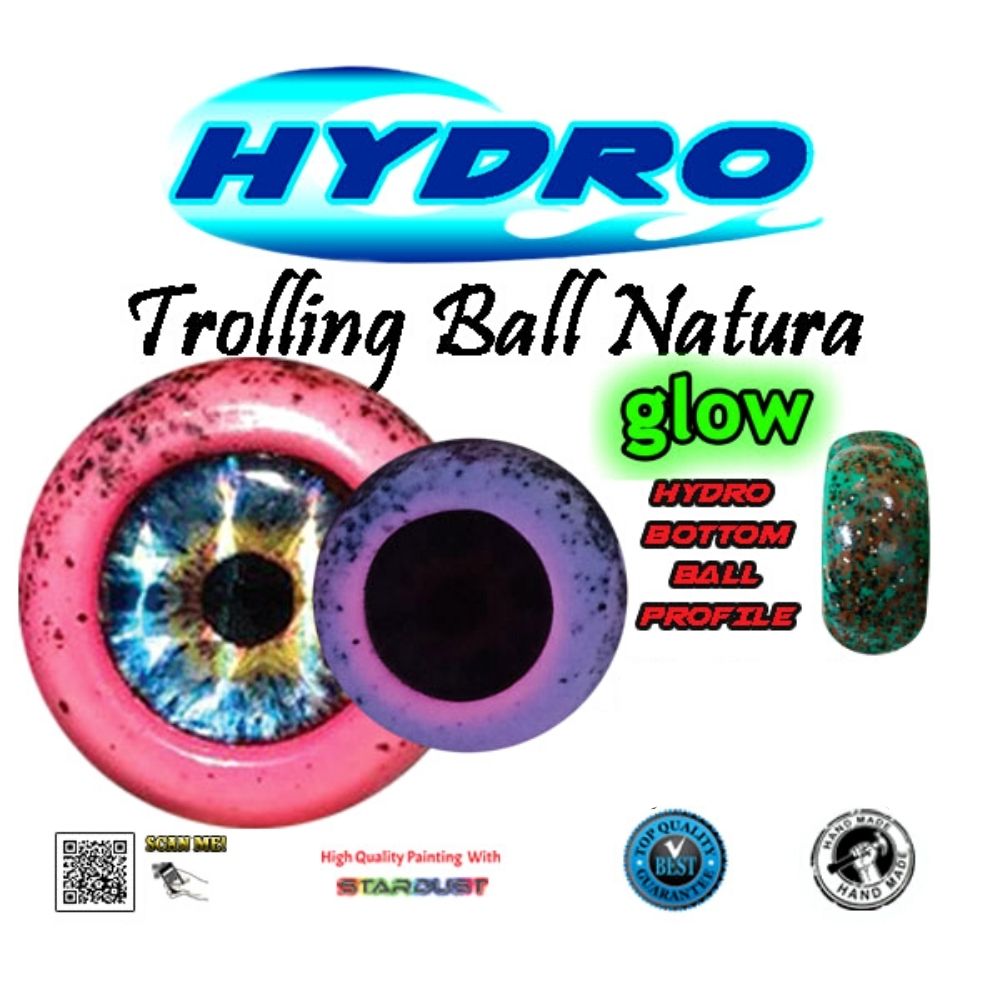 X-PARAGON Saltwater Trolling Ball Head Lure BOTTOM HYDRO Natura Glow 100g - Image 2