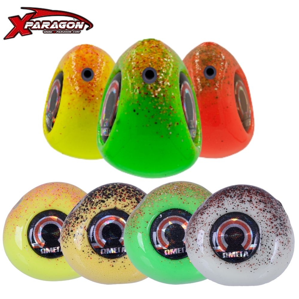X-PARAGON Rubber Jigging And Bait Trolling Lure OMEGA SLIDER Head 200g