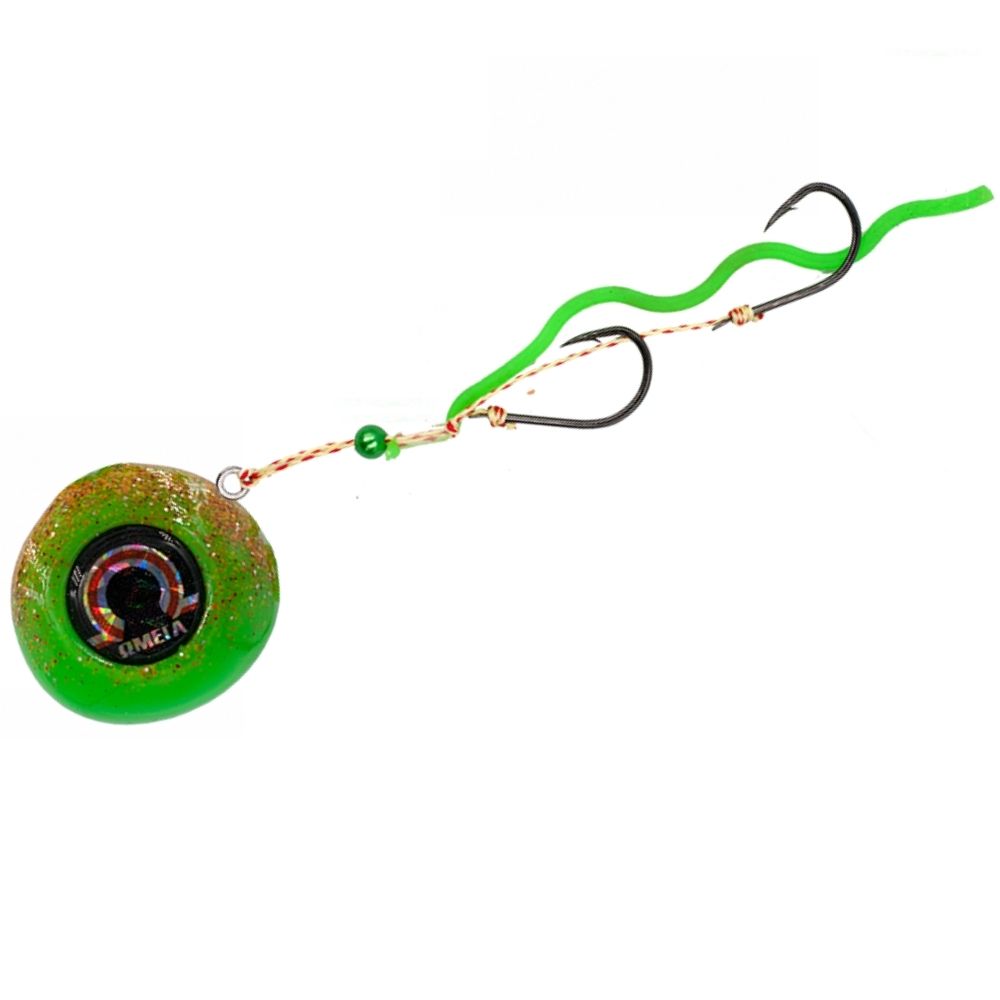 X-PARAGON Rubber Jigging Lure OMEGA Tenya Slider Set 100g - Image 7