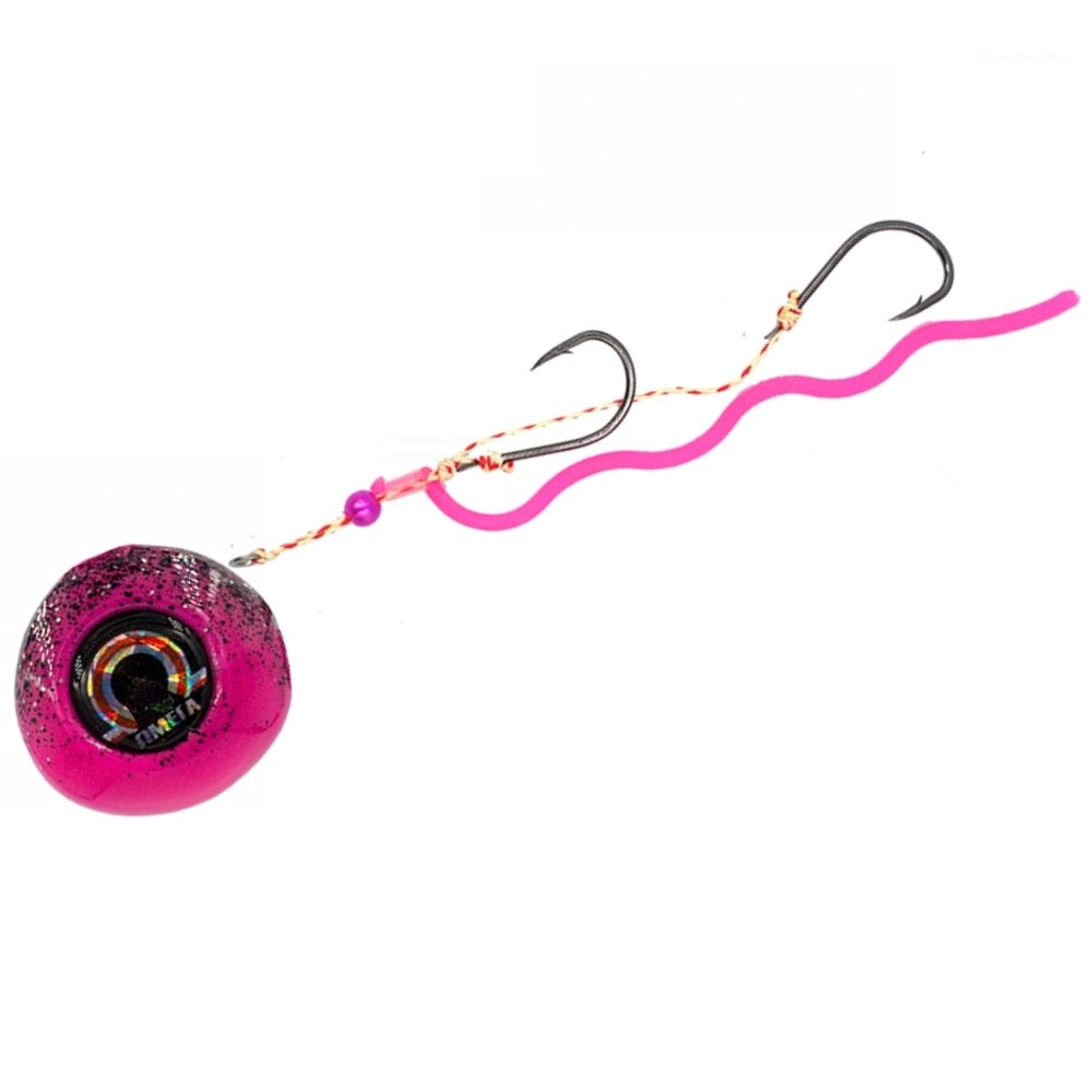 X-PARAGON Rubber Jigging Lure OMEGA Tenya Slider Set 100g - Image 5