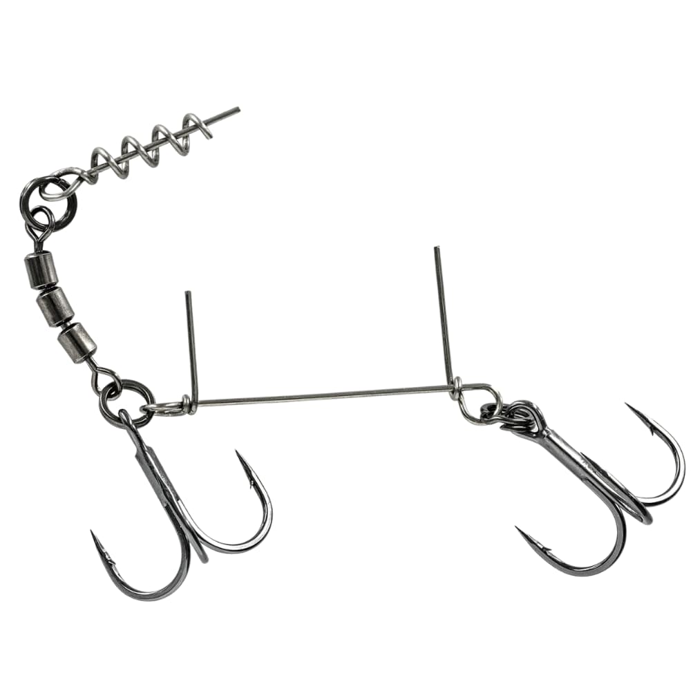 MOLIX Tandem Treble Hooks Soft Bait STINGER RIG Hooks #3 - Image 3