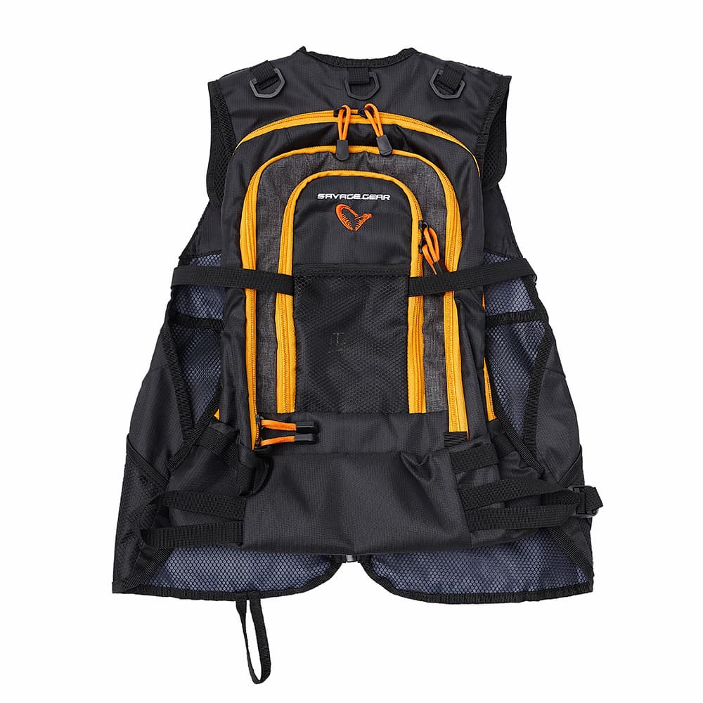 SAVAGE GEAR Fishing Spinning Vest PRO-TACT Black - Image 2