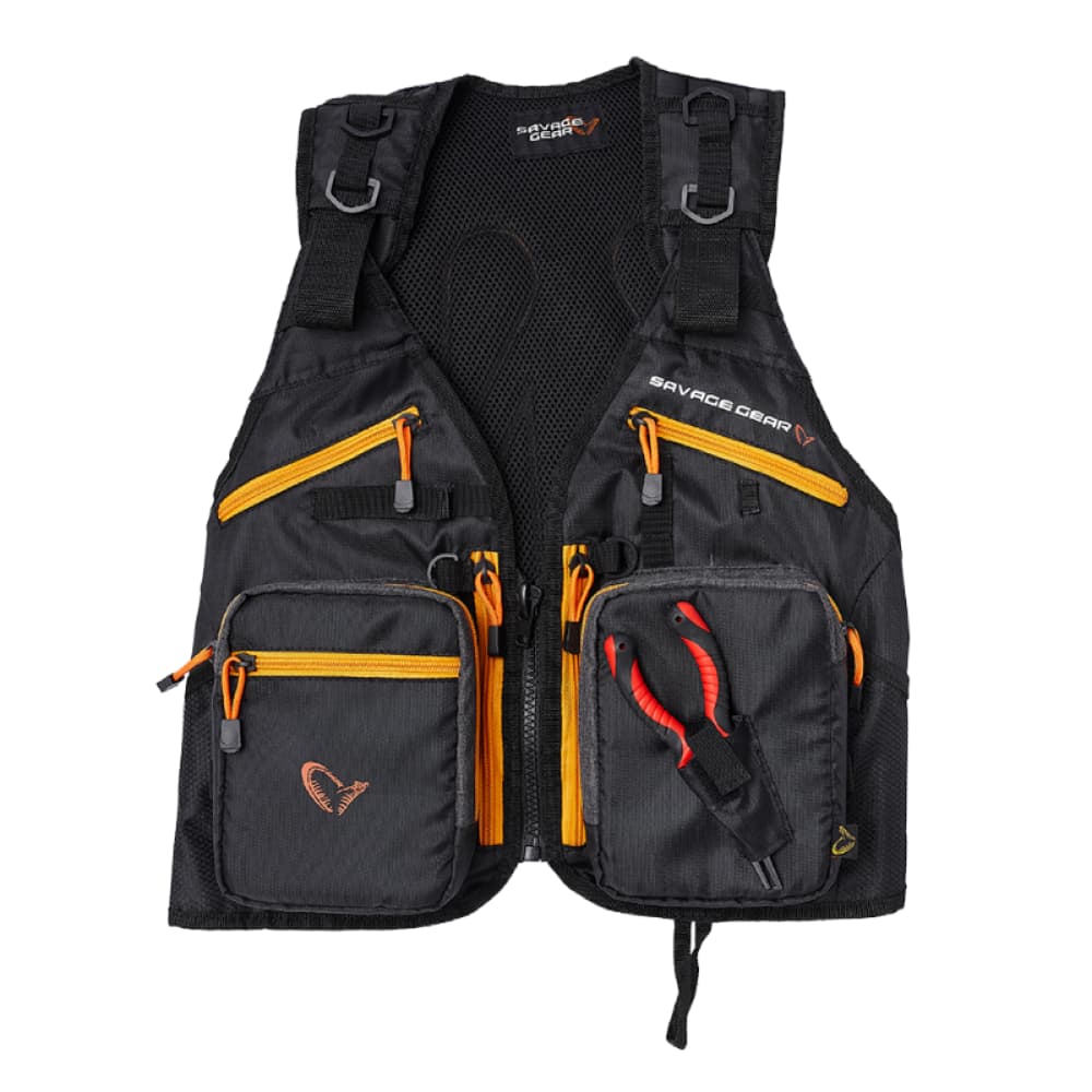 SAVAGE GEAR Fishing Spinning Vest PRO-TACT Black