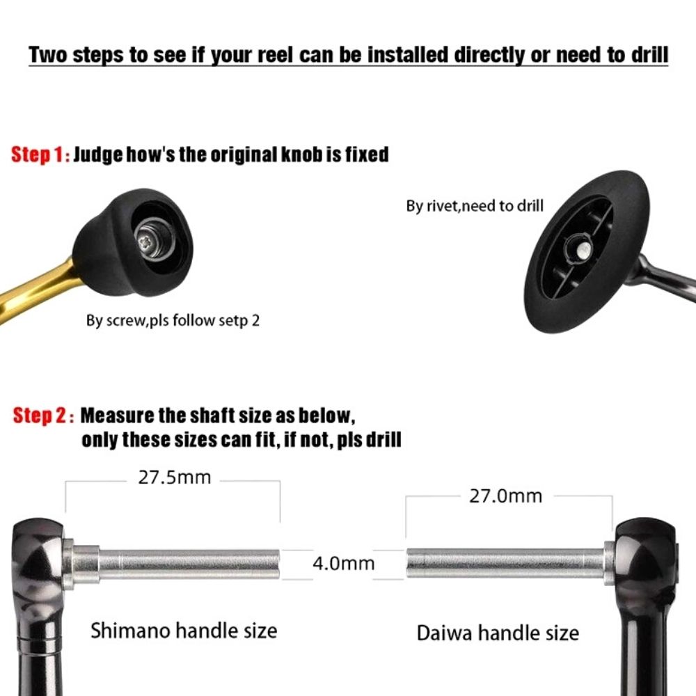 GOMEXUS Fishing Reel Accessories Titanium Power Knob GALAXY JUPITER 38 TA38MXBK - Image 6