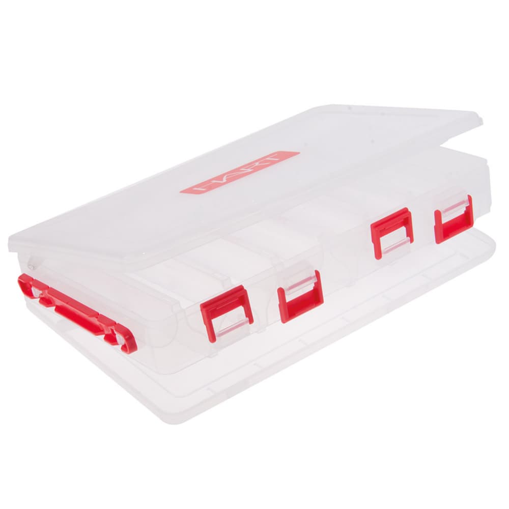 HART Durable Transparent Plastic Double Face Fishing Tackle/Lure Box DF-1