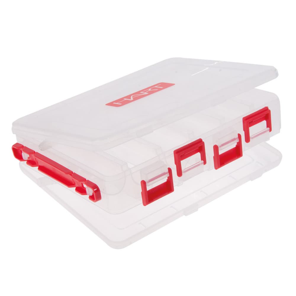 HART Durable Transparent Plastic Double Face Fishing Tackle/Lure Box DF-2