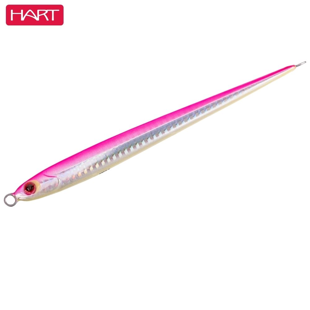HART Saltwater Needle FIsh Shape Metal Jig Lure AKULA 320g Pink Silver