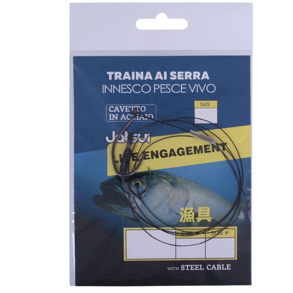 JATSUI Saltwater Live Bait Steel Cable Trolling Rig INNESCO PESCE VIVO - Image 3