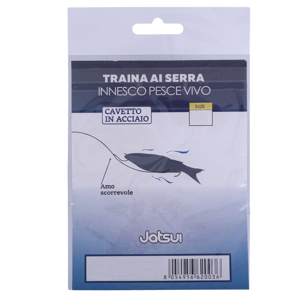 JATSUI Saltwater Live Bait Steel Cable Trolling Rig INNESCO PESCE VIVO - Image 4