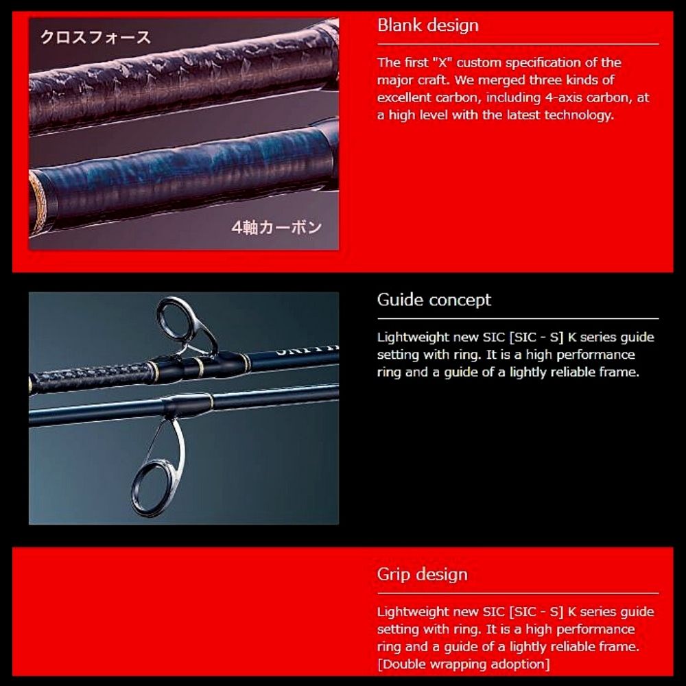 MAJOR CRAFT Saltwater Jigging Spinning Jerking Special Rod GIANT KILLING GXJ S-58M - Image 5