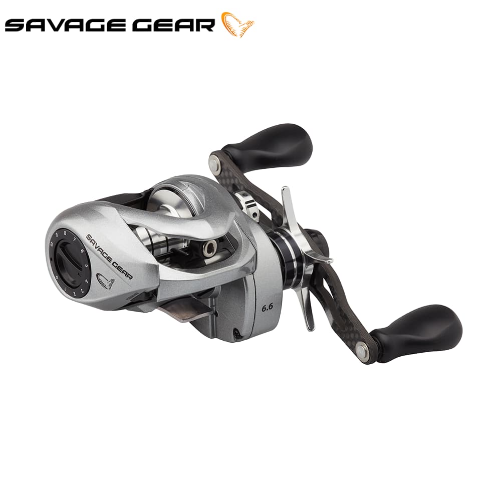 SAVAGE GEAR Low Profile Baitcasting Lefthanded Reel SG10 250LH 6.6:1