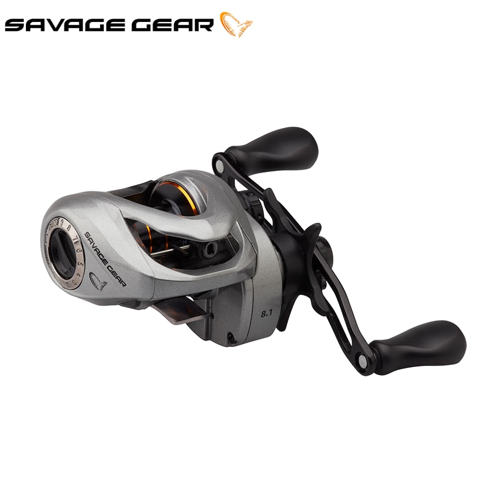 SAVAGE GEAR Low Profile Baitcasting Lefthanded Reel SG6 250LH 6.6:1
