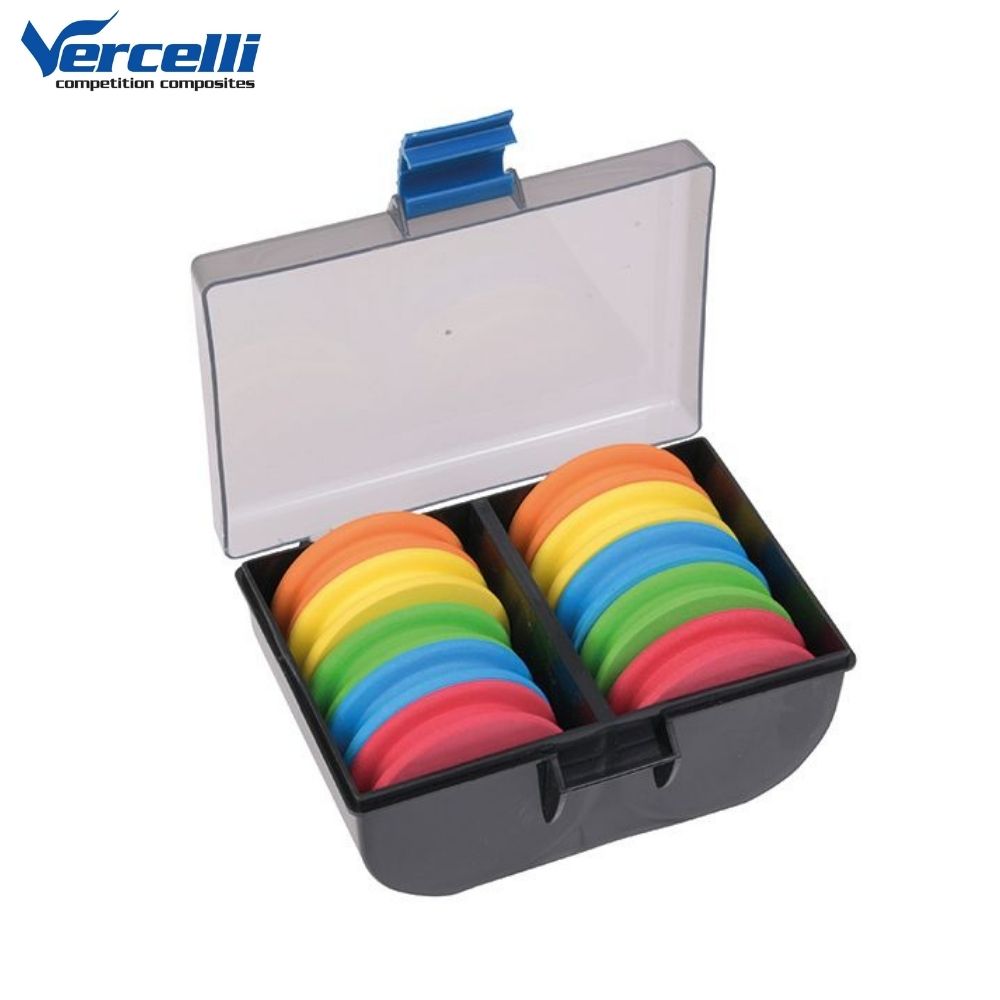 VERCELLI Fishing Tackle Plastic Box For 10 Foam WINDERS