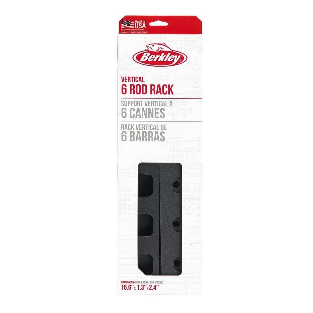 BERKLEY Fishing Vertical 6 Rod Rack BRMV6 - Image 3