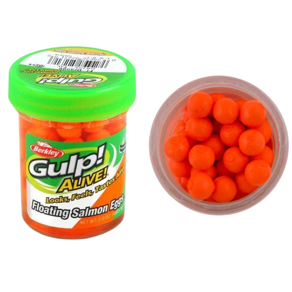 BERKLEY Gulp Alive Floating SALMON EGGS Fluorescent Orange