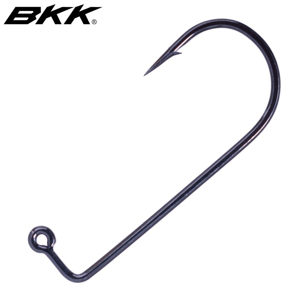 BKK Fishing Medium Wire Carbon Steel Jig Hook 9050-NP #6 100pcs