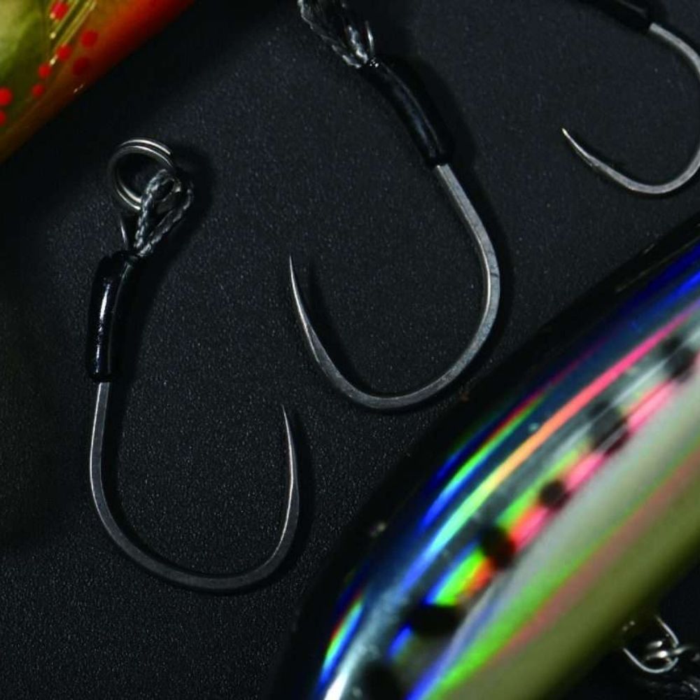 BKK Finesse Fishing Lure Barbless Single Assist Hook NATIVE-12BL SS - Image 4