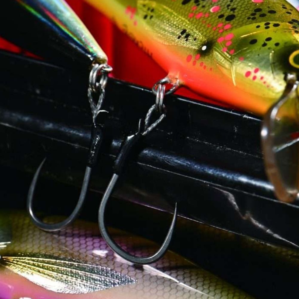 BKK Finesse Fishing Lure Barbless Single Assist Hook NATIVE-12BL SS - Image 5