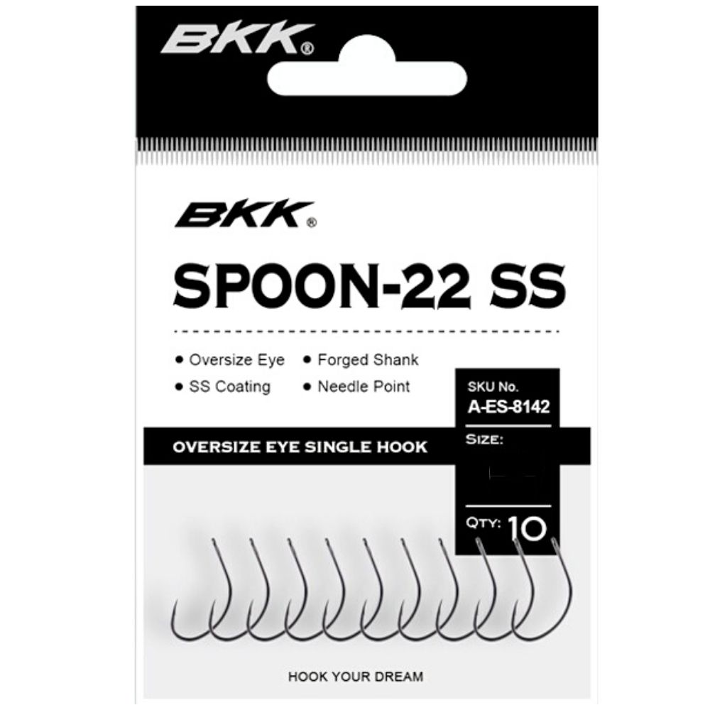 BKK Finesse Fishing Lure Single Hook SPOON-22 SS - Image 3