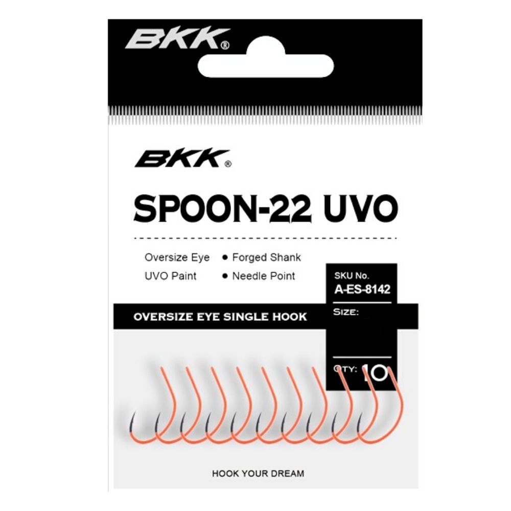 BKK Finesse Fishing Lure UV Coating Single Hook SPOON-22 UVO - Image 3